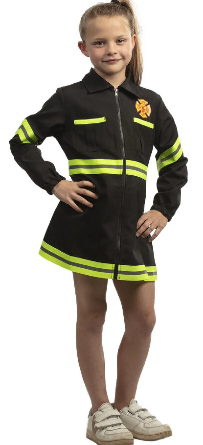 Déguisement Enfant Pompier Fille - Taille 104