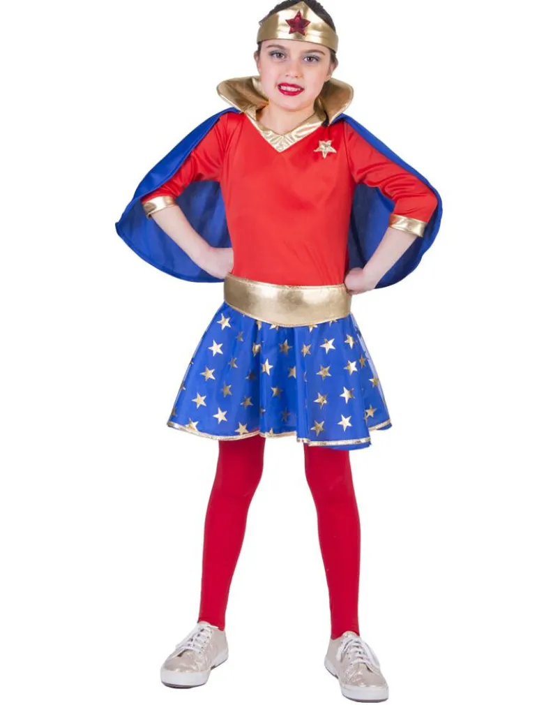 Déguisement enfant Super Girl - Taille 140