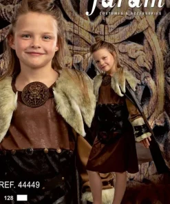 Déguisement Enfant Viking Fille - Taille 128