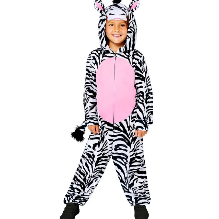 Déguisement enfant Zèbre Onesie - 4-6 ans
