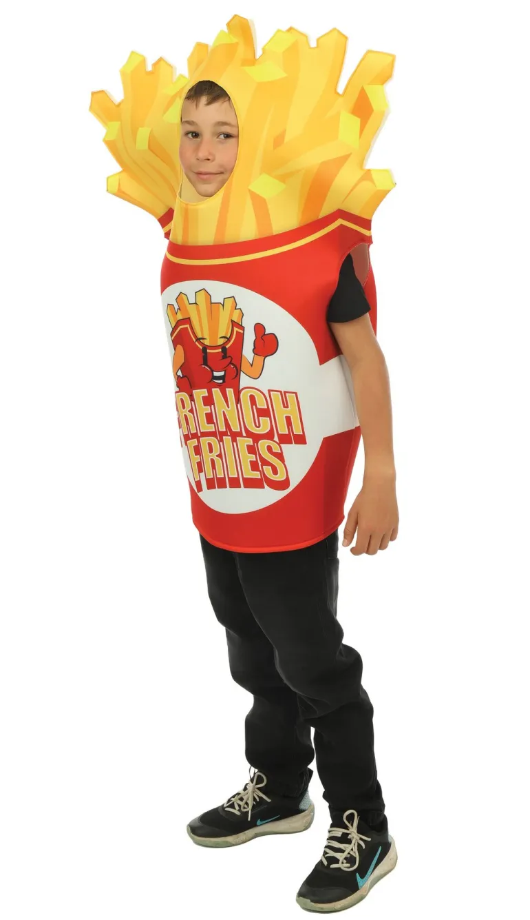 Déguisement frites pour enfants - mousse - taille unique
