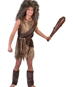 Déguisement Homme des Cavernes Vieux Chasseur - Taille 48/50