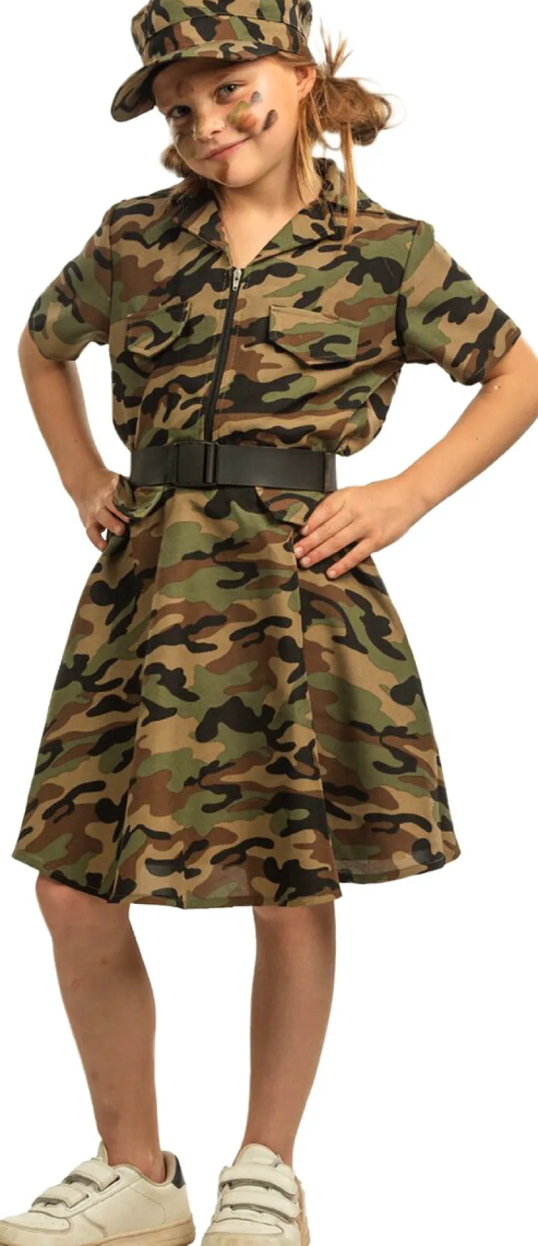 Déguisement Militaire Fille - Taille 128