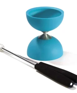 Diabolo caoutchouc bleu clair