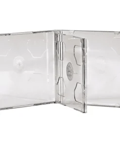 Double cd box transparent 5 pièces