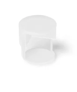 Double coin de table transparent x4