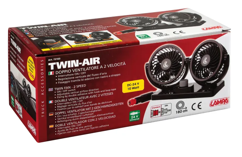 Double Ventilateur 24V