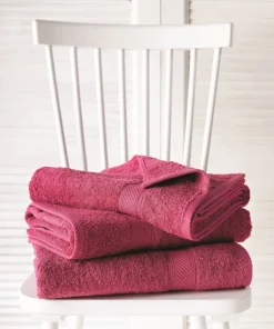 Drap bain 70 x 140 cm carmine