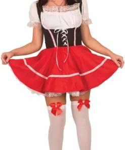Drindl Jupe rouge et bustier noir - Taille 36
