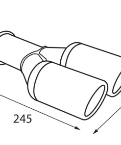 Embout D' Échappement TS-43