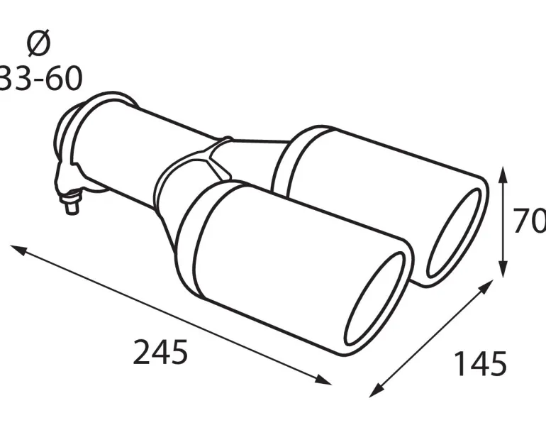 Embout D' Échappement TS-43