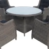 Ensemble de jardin Suzanne en imitation osier