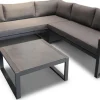 Ensemble lounge Jolina - Aluminium
