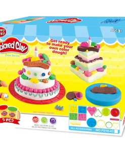 Ensemble pâte à modeler gateau anniversaire
