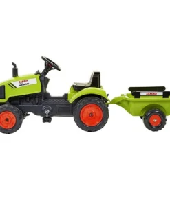 Falk Claas tracteur avec remorque vert