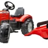 Falk tracteur Massey Ferguson S8740 avec remorque rouge