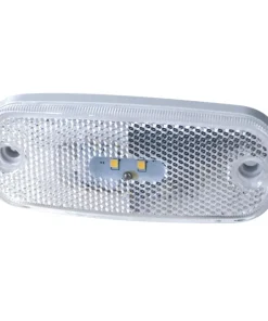 Feu lateral transparent 12 / 24 volt led