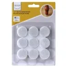 feutre adh 30 mm rond blanc 18 pieces