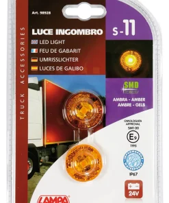 Feux de LED 24v Ambre - 2 Pièces