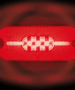 Feux de position avec réflecteur 5 LEDS Rouge