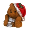 Figurine ours Noël 25cm
