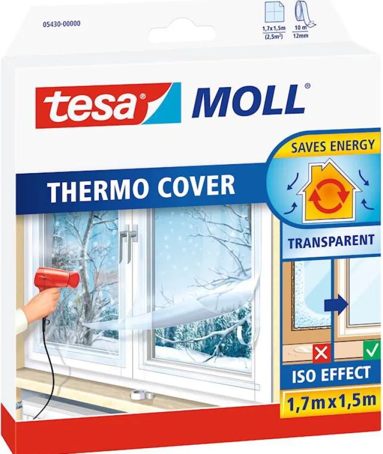 Film d’isolation Transparent Thermo Cover 1,7 m x 1,5 m