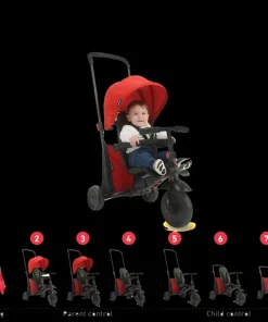 Folding trike 400 red
