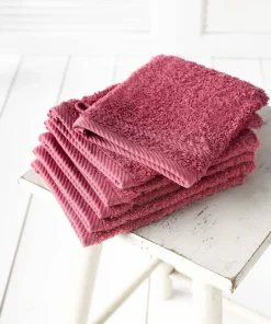 Gant de toilette carmine