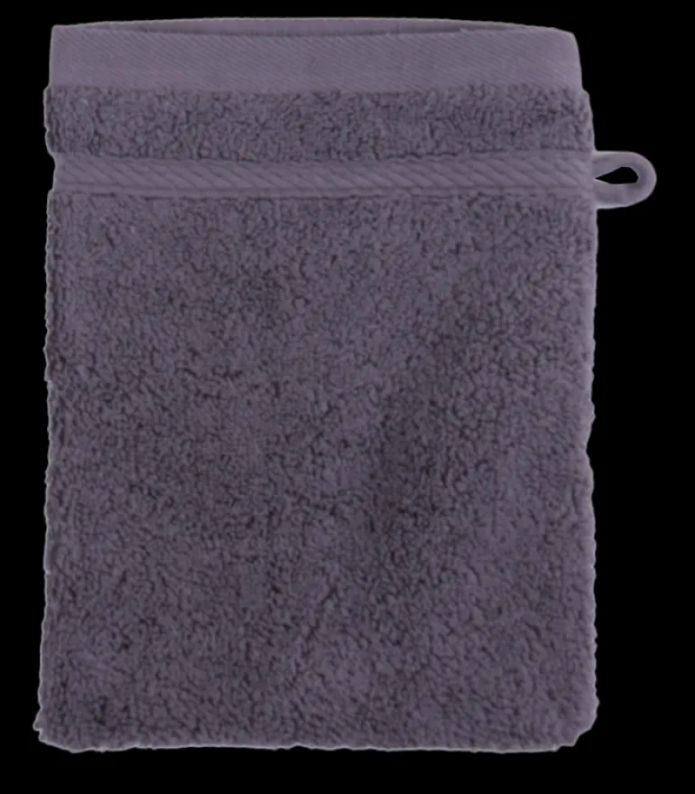 Gant de toilette dark grey 16x21 cm