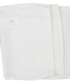 Gants de toilette Hidrophile blanc (3 pièces)