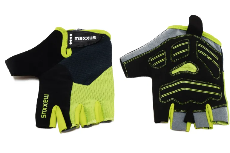 Gants verts/noirs Gel - L