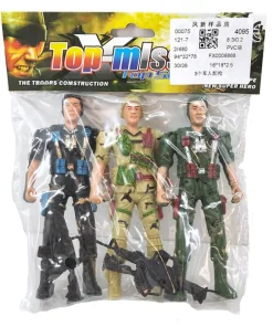 Guerrier militaire 3 pcs