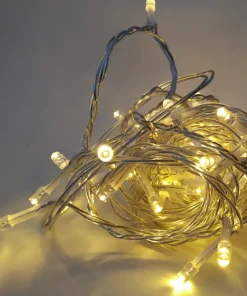 Guirlande lumineuse avec 40 lampes cuivre blanc chaud LED - 3m