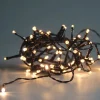 Guirlande lumineuse avec 180 lampes blanc chaud - 12,5m