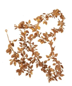 Guirl.noël feuilles bron 170cm