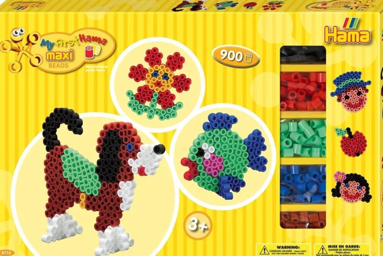 Hama maxi perles à repasser 900pcs chien