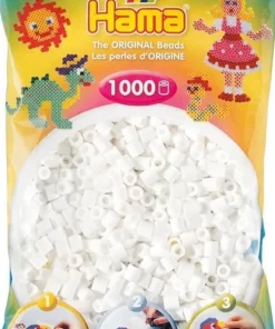 Hama 1000pcs perles blanc