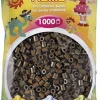 Hama 1000pcs perles brun