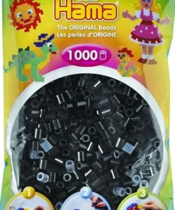 Hama 1000pcs perles noir