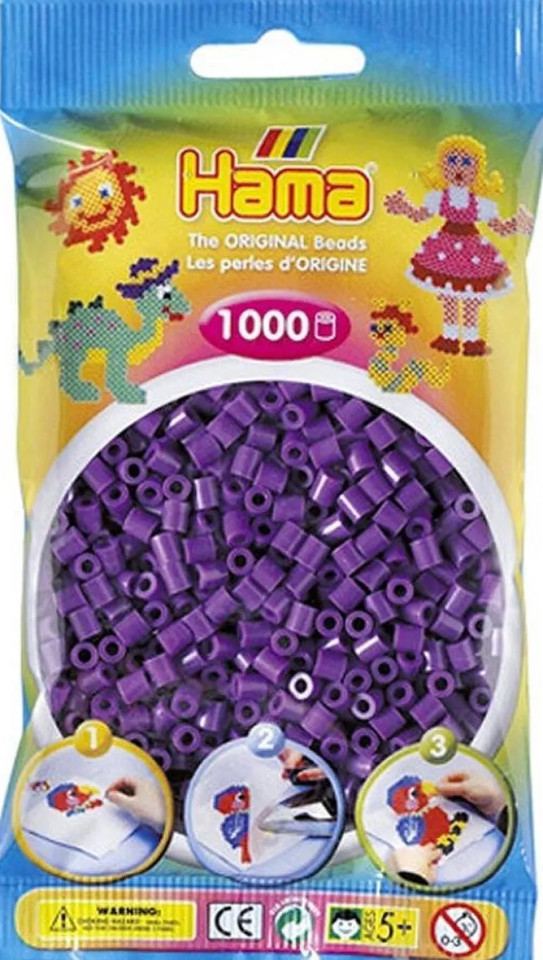 Hama 1000pcs perles violet