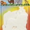 Hama plaques de base perles à repasser 4 pièces animaux