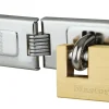 Hasp avec cadenas rectangle 60 mm