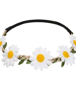 Hippie Set Flower Power - bandeau + lunettes + pendants d'oreille + collier