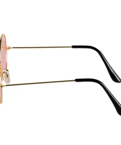 Hippie Set Flower Power - bandeau + lunettes + pendants d'oreille + collier