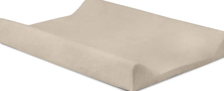 Housse de matelas à langer éponge 50 x 70 cm Nougat