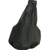 Housse levier cuir noir