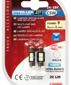 HYPER-LED C5W 2 SMD 9x31 mm