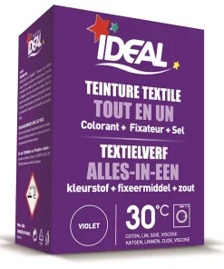 Ideal mini teinture textile violet 230 g