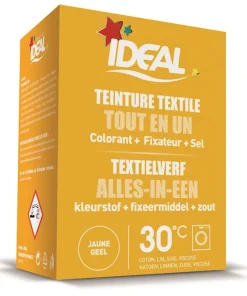Ideal mini teinture textile jaune 230 g