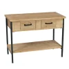 Impressive console 2 tirroirs 90x69x42 cm